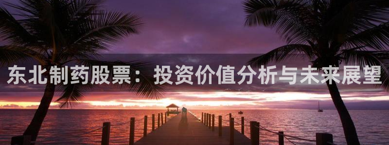 九游会老哥俱乐部官方网站：东北制药股票：投资价值分析与未来展望