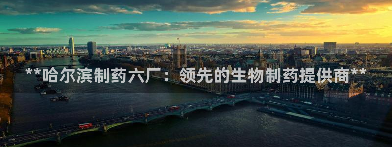 usdt九游会老哥俱乐部：**哈尔滨制药六厂：领先的生物制药提供商**