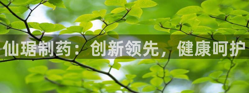 九游会老哥：仙琚制药：创新领先，健康呵护