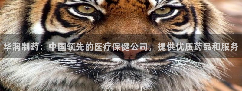 ag九游老哥俱乐部：华润制药：中国领先的医疗保健公司，提供优质药品和服务