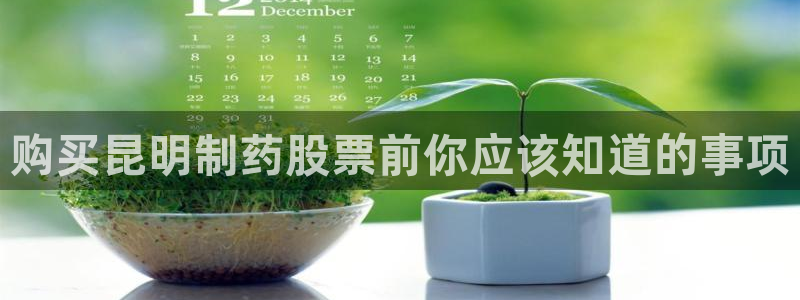 9游会老哥俱乐部：购买昆明制药股票前你应该知道的事项