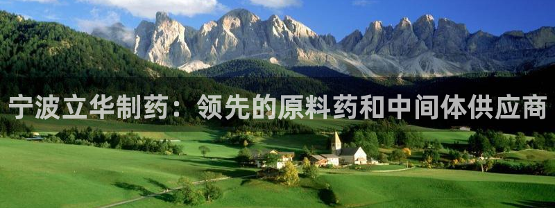 老哥吧九游会下架吗：宁波立华制药：领先的原料药和中间体供应商