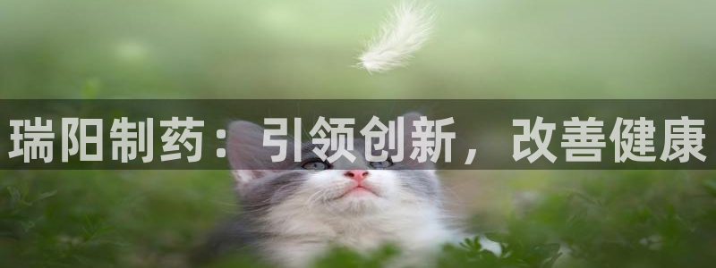九游会老哥必备的交流社区九：瑞阳制药：引领创新，改善健康