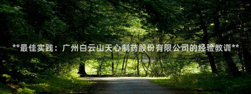 九游会老哥必备的交流社区九：**最佳实践：广州白云山天心制药股份有限公司的经验教训**