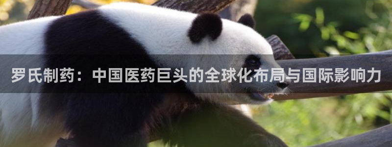 九游会老哥俱乐部必备的交流社区论坛：罗氏制药：中国医药巨头的全球化布局与国际影响力