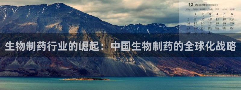 九游会老哥俱乐部社区论坛：生物制药行业的崛起：中国生物制药的全球化战略