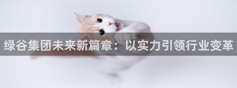 ag九游会老哥俱乐部：绿谷集团未来新篇章：以实力引领行业变革