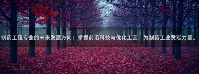 九游会老哥俱乐部官网：制药工程专业的未来发展方向：掌握前沿科技与优化工艺，为制药工业贡献力量。