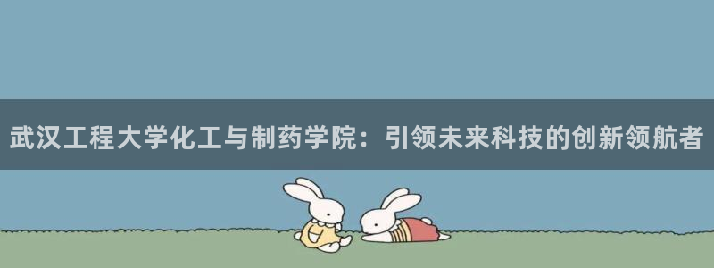 usdt九游会老哥俱乐部：武汉工程大学化工与制药学院：引领未来科技的创新领航者