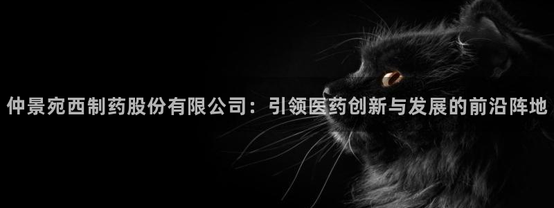 老哥吧九游会：仲景宛西制药股份有限公司：引领医药创新与发展的前沿阵地